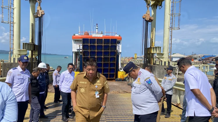 Dermaga Amblas di Pelabuhan Sadai segera Diperbaiki