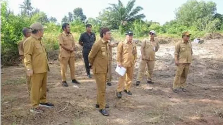 Bupati Algafry Pantau Land Clearing Lahan Sekolah Rakyat