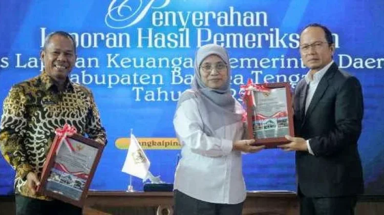 Pemkab Bateng Raih WTP ke-13 dari BPK