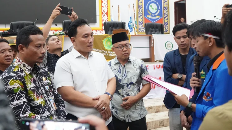 Puluhan Mahasiswa Babel Sampaikan Aspirasi & Kritik kepada Pemerintah