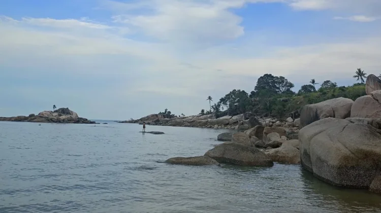 Pantai Turun Aban Destinasi Wisata Bangka