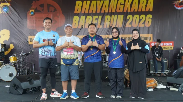 BPJS Kesehatan Sosialisasikan Prolanis Muda di Bhayangkara Babel Run