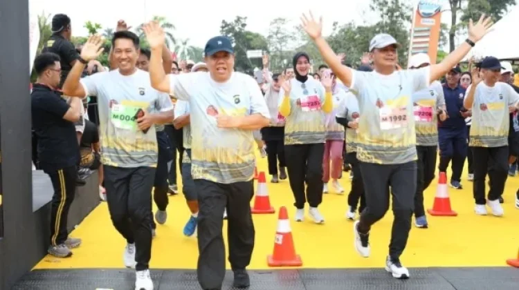 Gubernur dan Kapolda Babel Kompak Turun di 5K, Bhayangkara Babel Run 2026