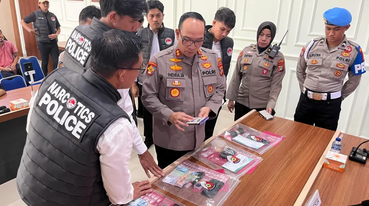 Polresta Pangkalpinang Ungkap 110 Paket Sabu Selama Juni 2026