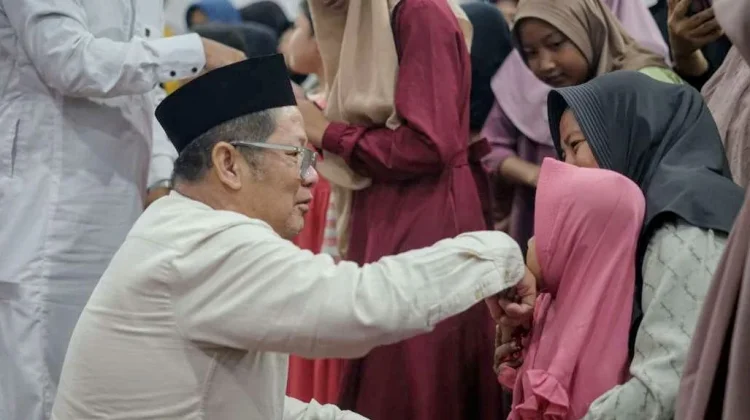 Warga Nibung Galang Dana Santunan Anak Yatim Rp145 Juta