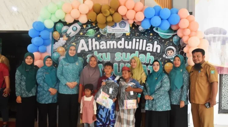 TP PKK Babel Gelar Sunatan Massal untuk 51 Anak di Belitung Timur