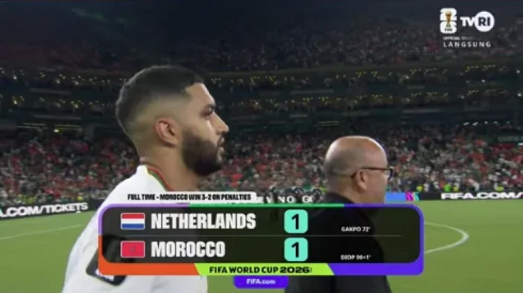 Maroko Singkirkan Belanda lewat Adu Penalti