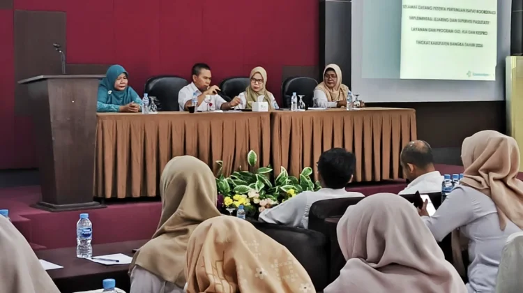 Dinkes Bangka Gelar Rakor Kesehatan Keluarga dan Gizi