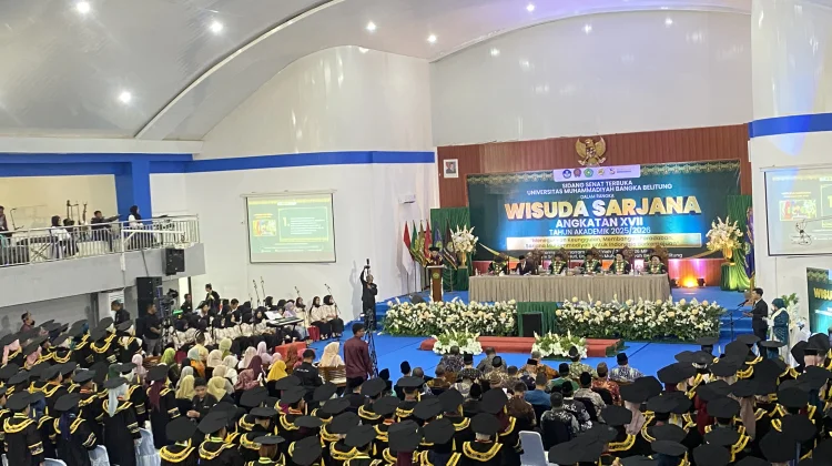 Unmuh Babel Gelar Wisuda 156 Sarjana