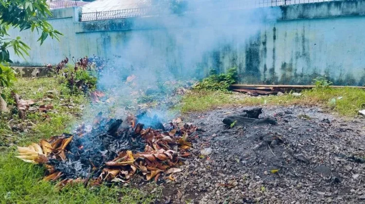 Tak Ada Bank Sampah, Warga Bangka Masih Bakar Sampah di Kebun