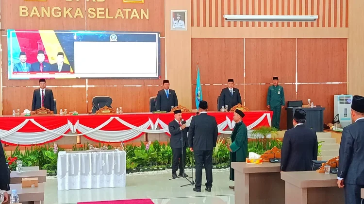 Akbar Septa Andhika Dilantik sebagai Anggota DPRD Bangka Selatan PAW
