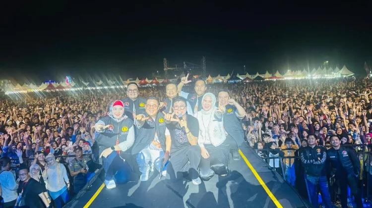 Andhika Mahesa Pukau Ribuan Penonton Toboali Holidays Fest 2026