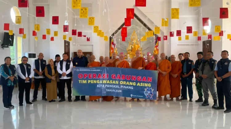 TIMPORA Pangkalpinang Optimalkan Pengawasan WNA di Hotel dan Vihara