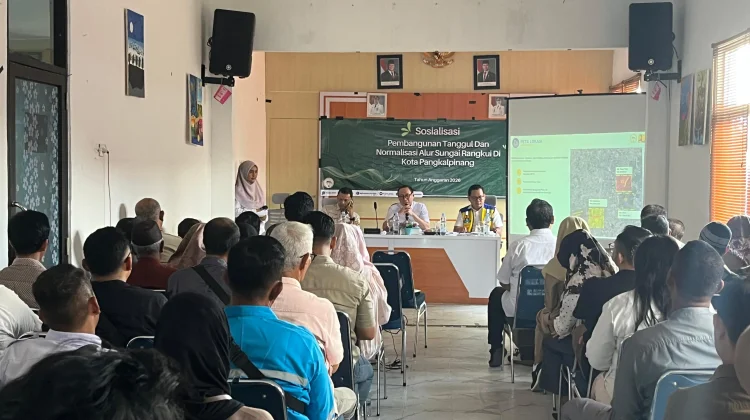 BWS Babel Anggarkan Rp4 Miliar untuk Normalisasi dan Tanggul Sungai Rangkui