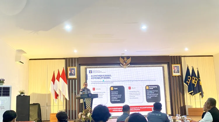 Kanwil Kemenkum Babel Gelar Coffee Morning dengan Media