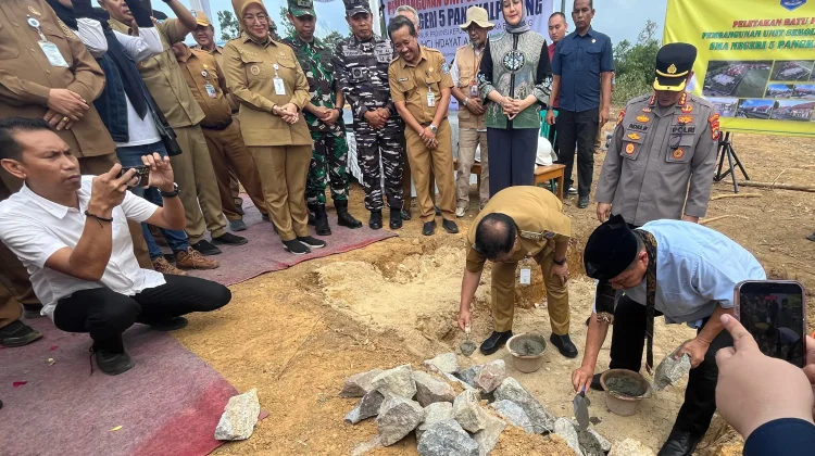 Pembangunan SMA Negeri 5 Pangkalpinang Resmi Dimulai
