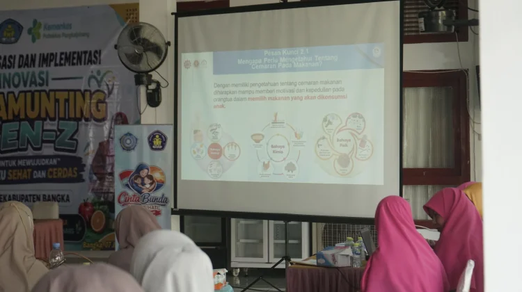 100 Anak di Bangka Dipantau Gizi Pakai Kartu Monitoring Pangan Lokal