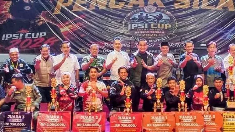 IPSI Bangka Tengah Championship 2026 Berakhir, PSHT Babel Rebut Grand Champion