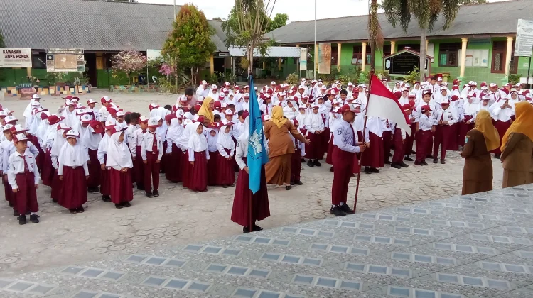 40 Siswa Baru SD Negeri 16 Sungailiat Ikuti MPLS