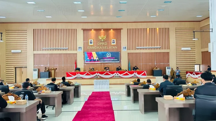 Paripurna DPRD Basel, Pemkab Sampaikan Pertanggungjawaban APBD 2025
