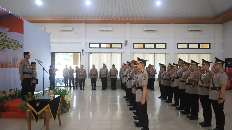 Kapolda Babel Pimpin Sertijab Sejumlah PJU Hingga Kapolres