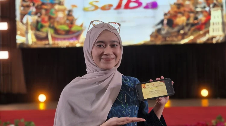 Angkat Tradisi Tabur Laut, Mahasiswi IAIN SAS Babel Raih Gold Award di SeIBa 2026