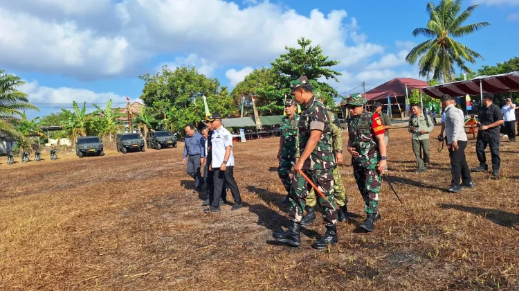 TNI dan Pemkab Bangka Bangun Jalan 9 Km Program TMMD