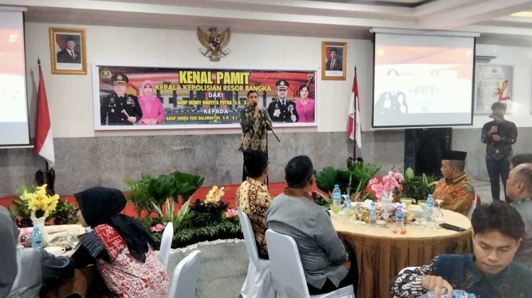 Kenal Pamit Kapolres Bangka Sarat Keakraban dan Silaturahmi