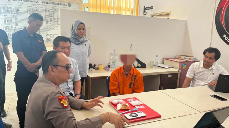 Residivis Narkoba Kembali Ditangkap, Sabu Tujuan Belinyu Disita
