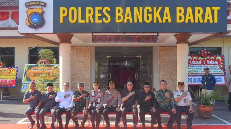 Bupati Markus Sambut Kapolres Wanita Pertama di Babel