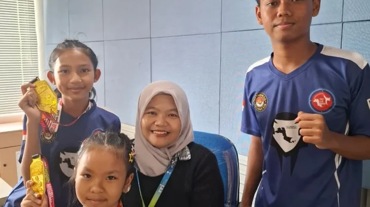 Konsistensi Latihan Antar Dua Atlet Cilik PCB Jadi Juara Internasional Taekwondo