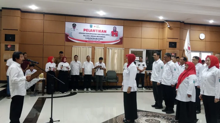 Pengurus PMI Belitung Masa Bakti 2026-2031 Resmi Dilantik