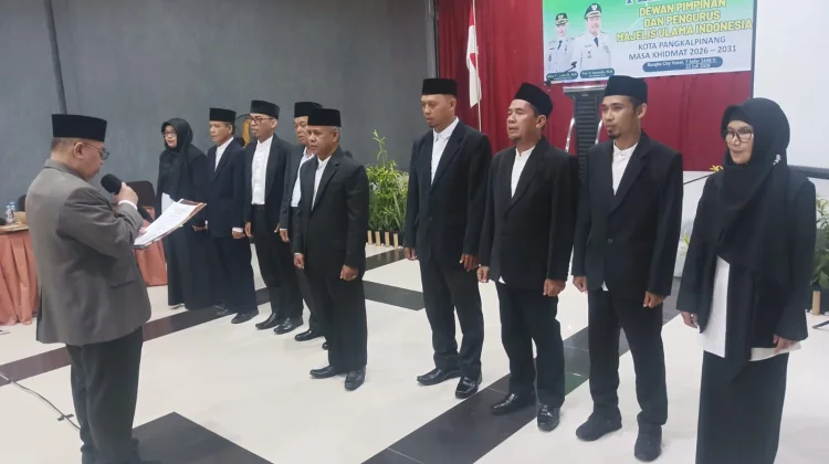 MUI Pangkalpinang Masa Khidmat 2026–2031 Resmi Dilantik