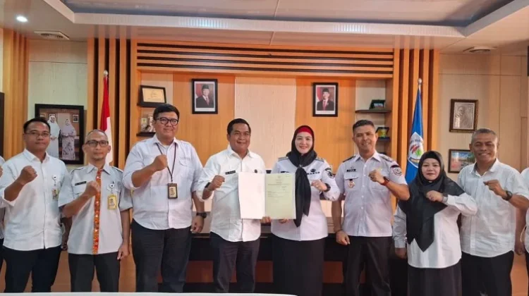 Pemkab Basel Terima Sertifikat Lahan Pembangunan Sekolah Rakyat