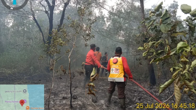 Api Lahap Lahan Merawang Berhasil Dipadamkan Berkat Sinergi Bersama