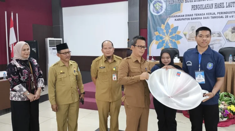 Disnakerperindag Bangka Gelar Pelatihan Pengolahan Hasil Laut