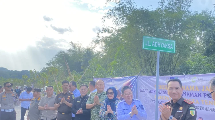 Ruas Jalan Terak - Simpang Bandara Diberi Nama Jalan Adhyaksa