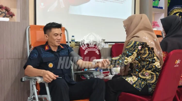 Lapas Tanjungpandan Gelar Donor Darah dan Cek Kesehatan Gratis