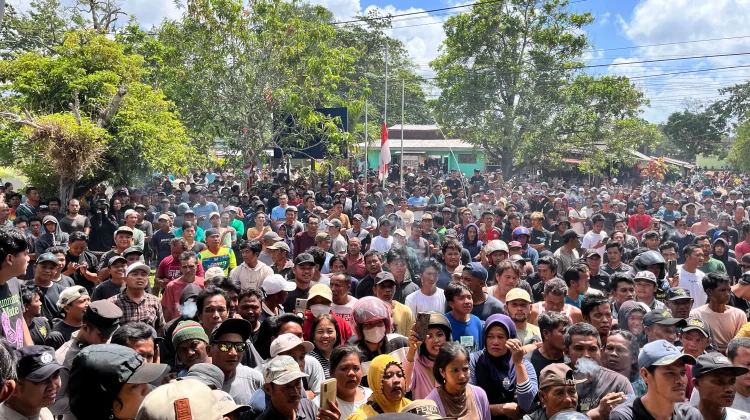 Ribuan Penambang Datangi Kantor PT Timah, Tuntut Kenaikan Harga Timah