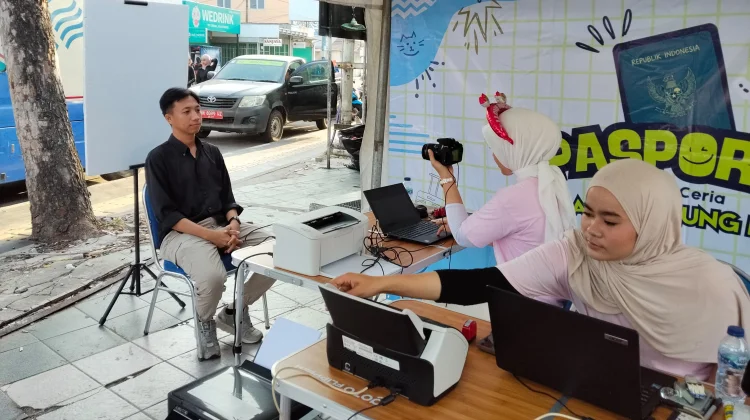 Imigrasi Tanjungpandan Buka Layanan Paspor di CFD Belitung
