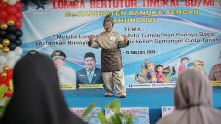 30 Pelajar SD Sederajat Ikuti Lomba Bertutur Tingkat Kabupaten Bangka Tengah