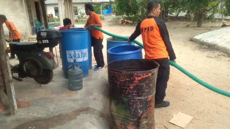 Musim Kemarau Tiba, Masyarakat Bisa Minta Bantuan Air ke BPBD Babel
