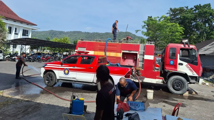 Kasus Karhutla Tinggi di Bangka sebabkan Dua Armada Damkar Rusak