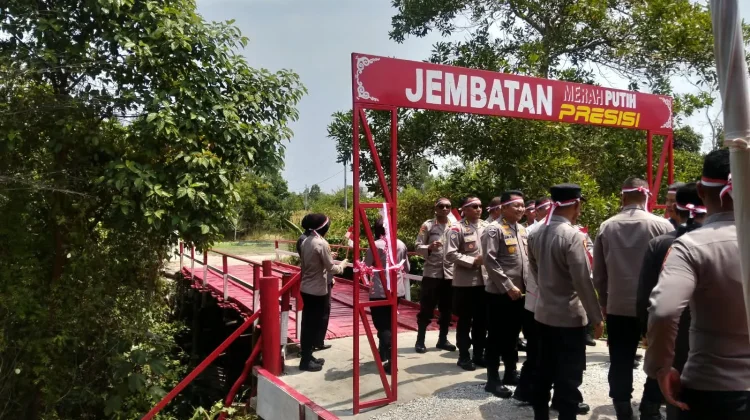 Dua Jembatan Merah Putih Presisi Dibangun di Babel
