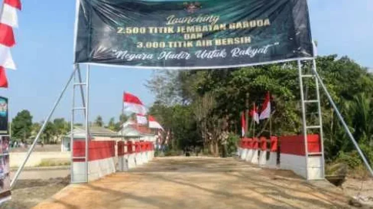 Jembatan Perintis Garuda Perlancar Akses Warga Dul-Beluluk