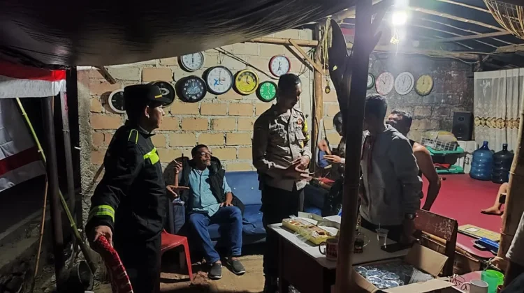 Jaga Kamtibmas, Polsek Gerunggang Sinergi dengan Lurah, RT/RW, dan Warga