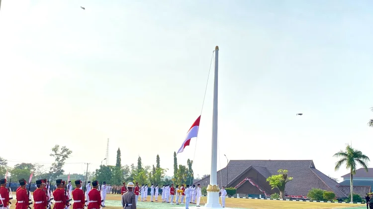 Upacara HUT ke-81 RI di Babel Berjalan Lancar