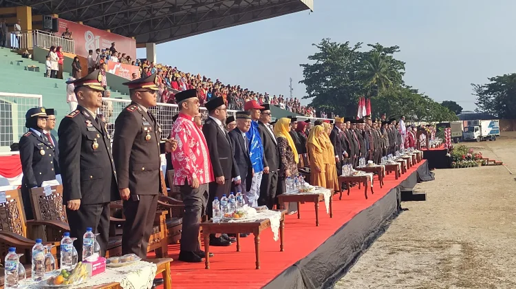 HUT RI Ke-81, Upacara di Belitung tanpa Tenda Pejabat