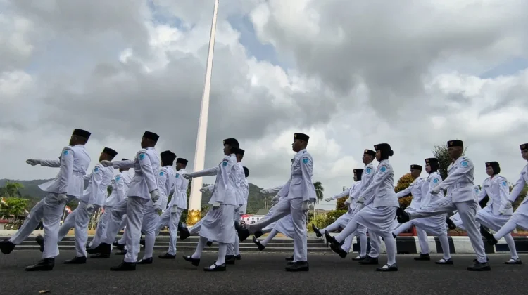 HUT RI, Pemkab Bangka Gelar Upacara Pengibaran Bendera