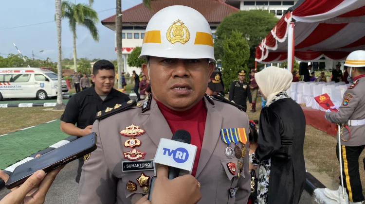 AKBP Suhartono Sukses Jadi Komandan Upacara HUT RI di Bangka Belitung